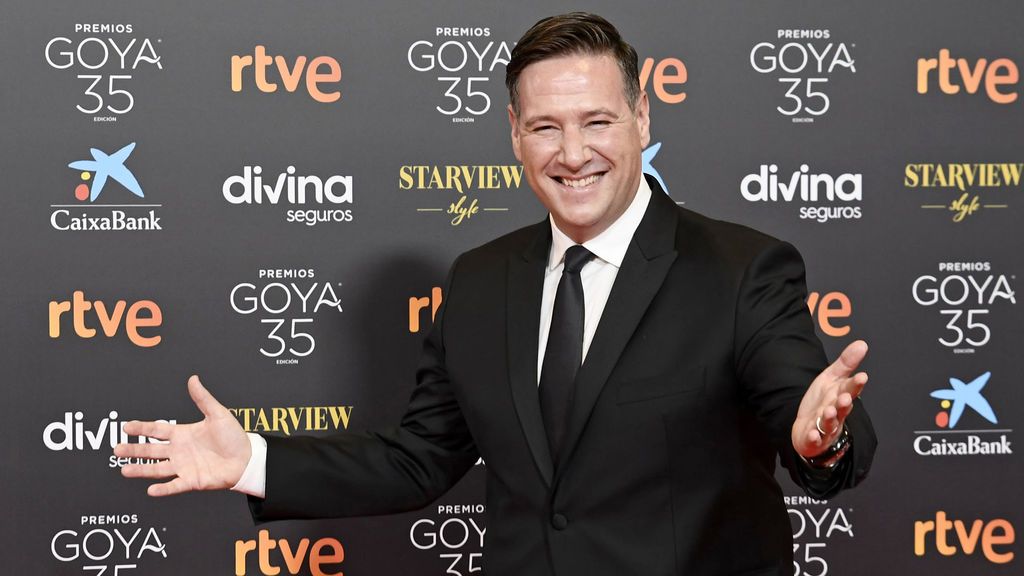 Carlos Latre en la alfombra roja de los Premios Goya 2021
