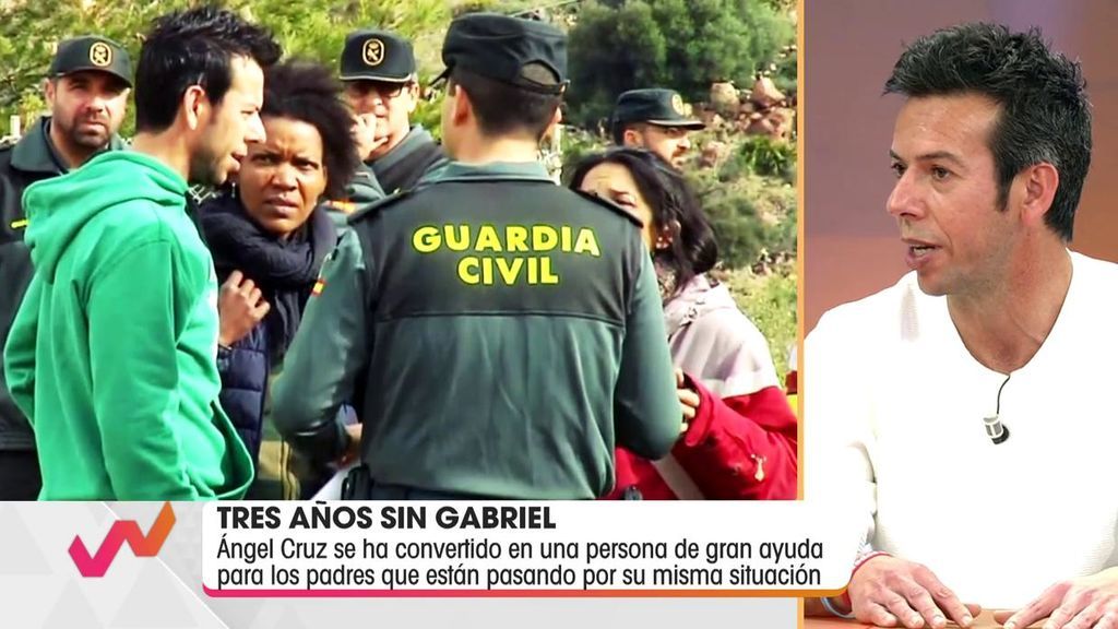 Ángel, el padre de Gabriel Cruz, destrozado en el plató de 'Viva la vida' -  Telecinco