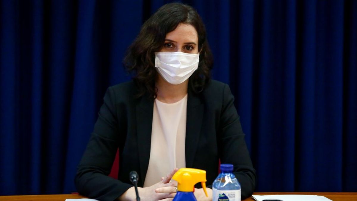 Ayuso apoya la decisión del delegado del Gobierno en Madrid al prohibir las manifestaciones del 8M Ayuso apoya la decisión del delegado del Gobierno en Madrid al prohibir las manifestaciones del 8M