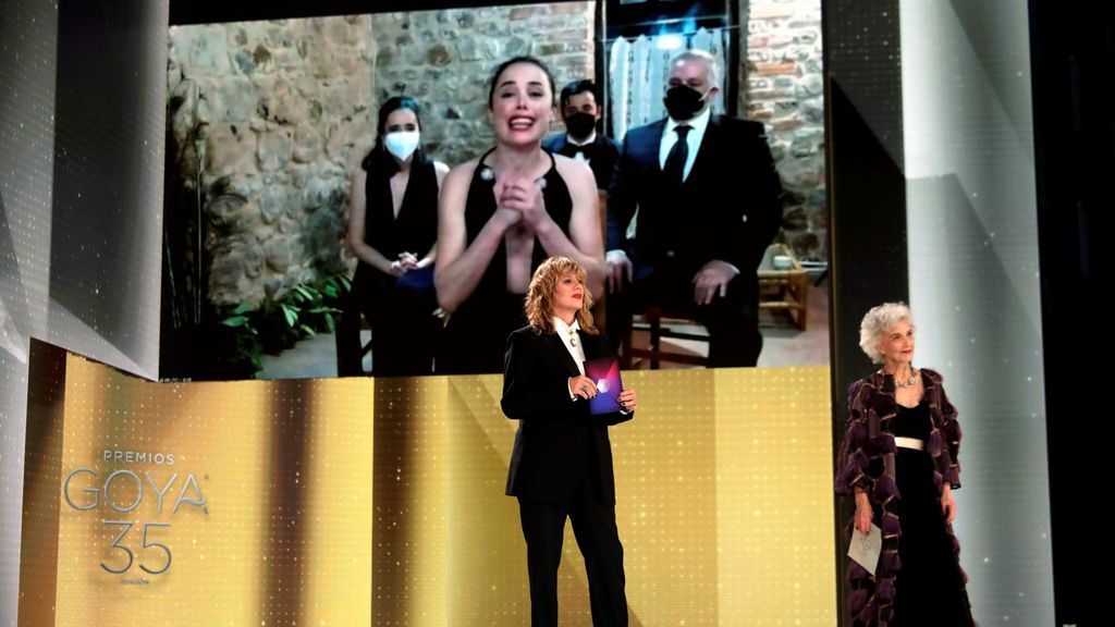 Patricia López Arnaiz recibe el Goya a la Mejor Actriz Protagonista por 'Ane'