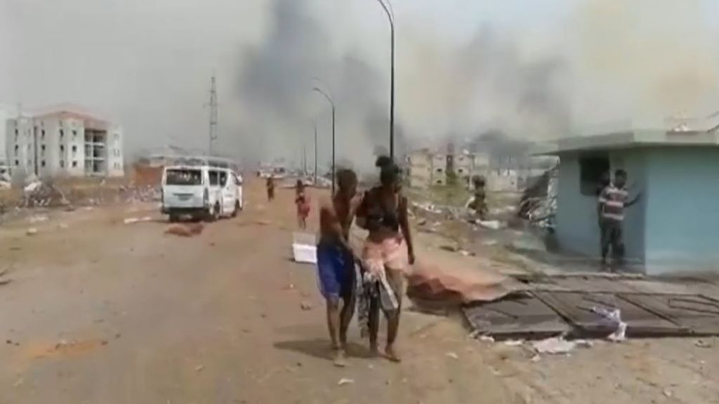 Se registran 300 heridos y varios muertos tras producirse cinco explosiones en la ciudad de Bata en Guinea Ecuatorial