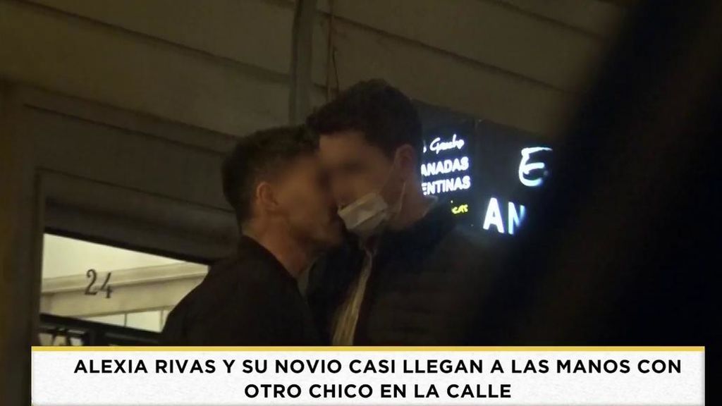 El novio de Alexia Rivas se encara con otro chico