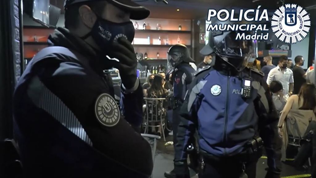 La Policía Municipal desmantela 267 fiestas ilegales en Madrid durante el fin de semana