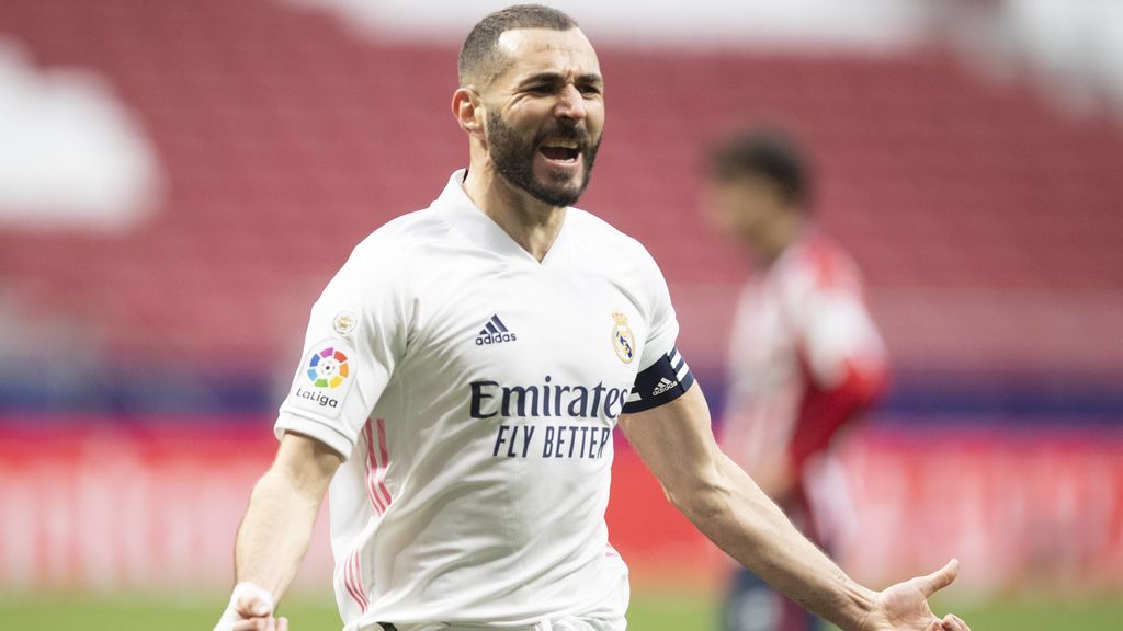 Benzema empata el derbi en el Metropolitano