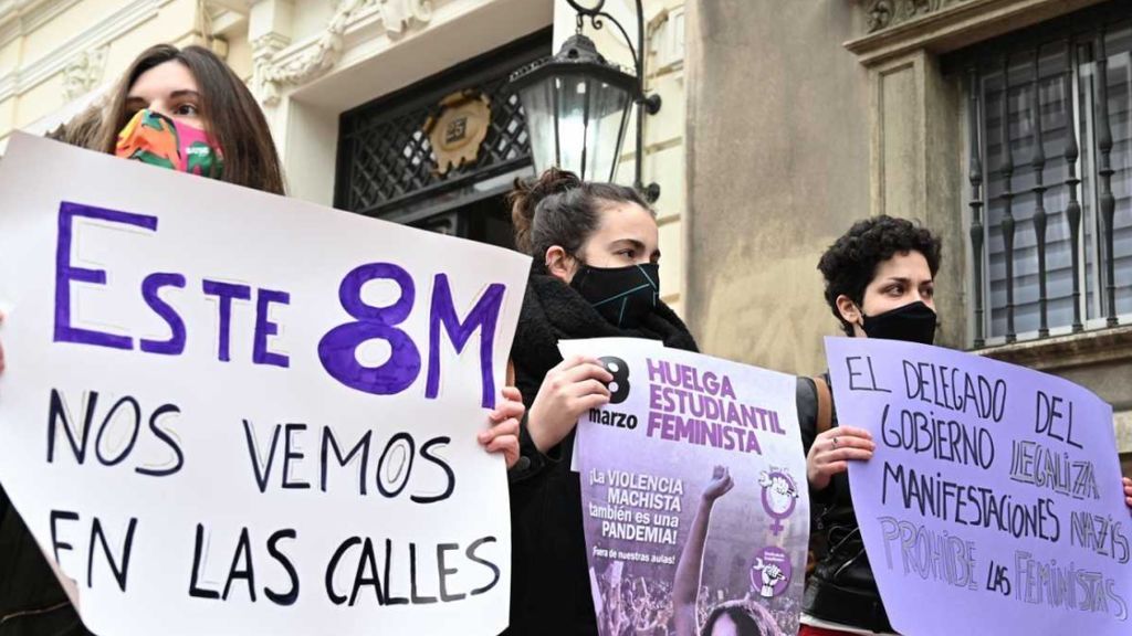 Manifestaciones en España por el 8M