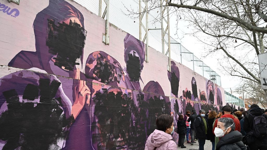 El mural feminista de Ciudad Lineal, en Madrid, amanece vandalizado