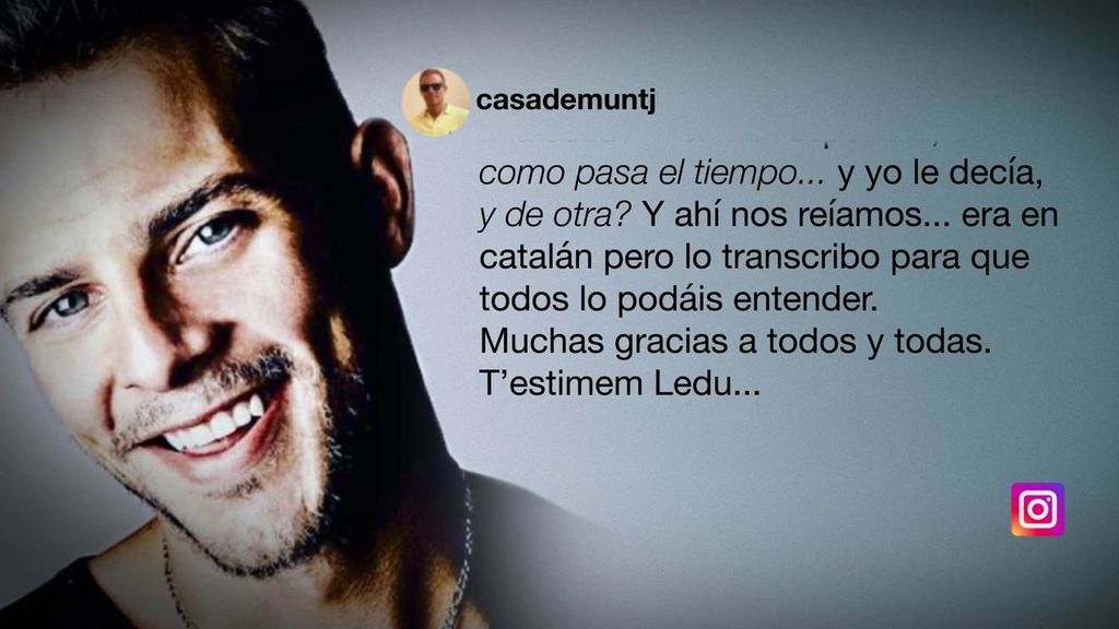La emotiva carta de despedida del hermano de Álex Casademunt: “Ahora ya es eterno”