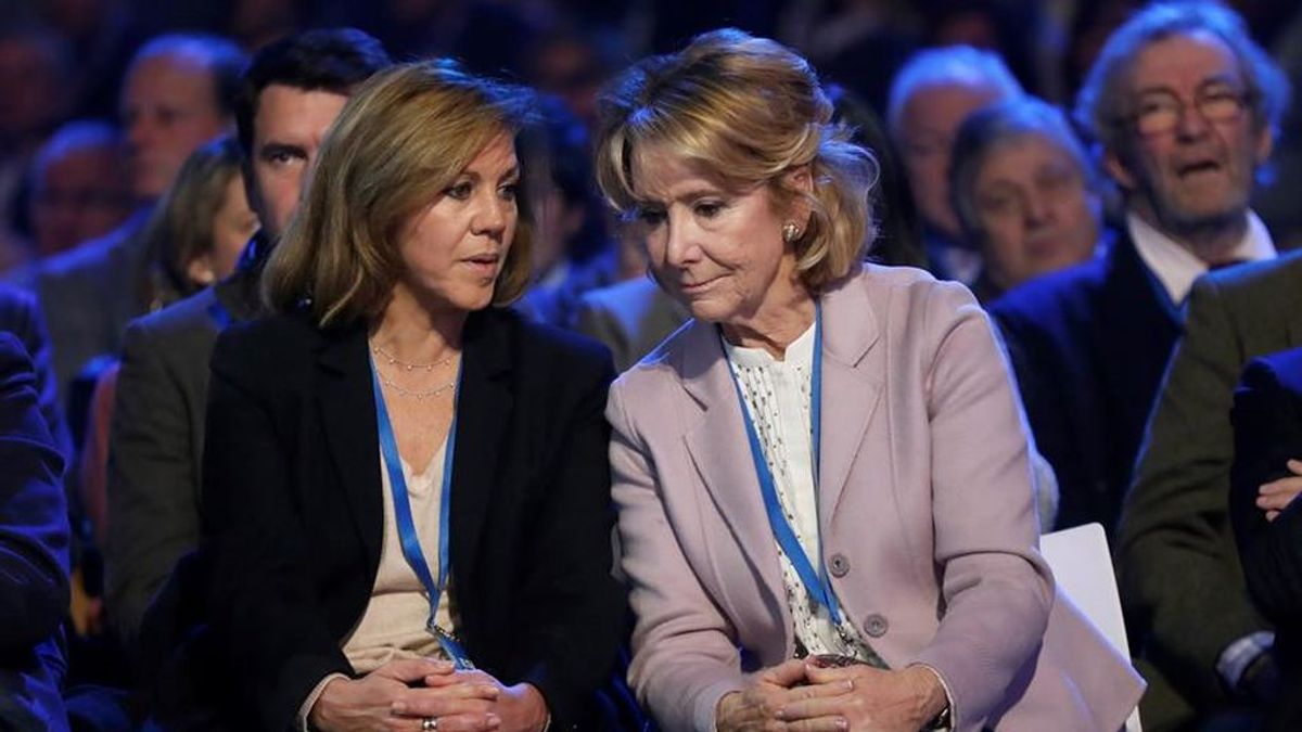 Los 'olvidos' en el vídeo de reivindicación de las mujeres pioneras del PP en el 8M: De Aguirre a Cospedal Los 'olvidos' en el vídeo de reivindicación de las mujeres pioneras del PP en el 8M: De Aguirre a Cospedal