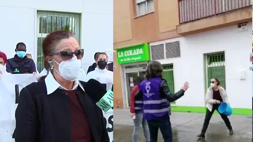 El enfrentamiento de la gerente de una empresa con sus empleados: con cubos de agua y 'peinetas'