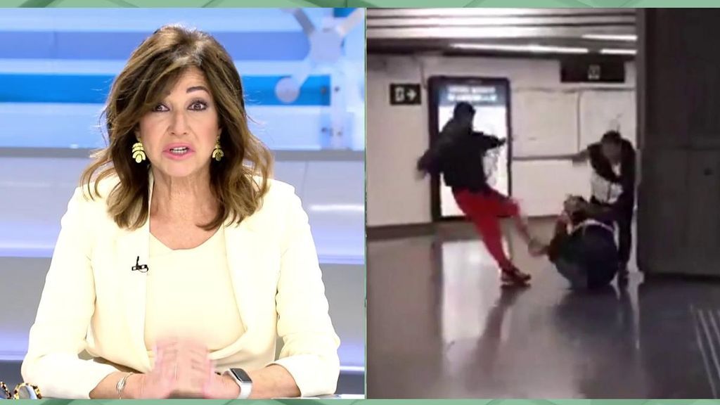 Ana Rosa reacciona a la brutal paliza a un guardia de una estación de tren