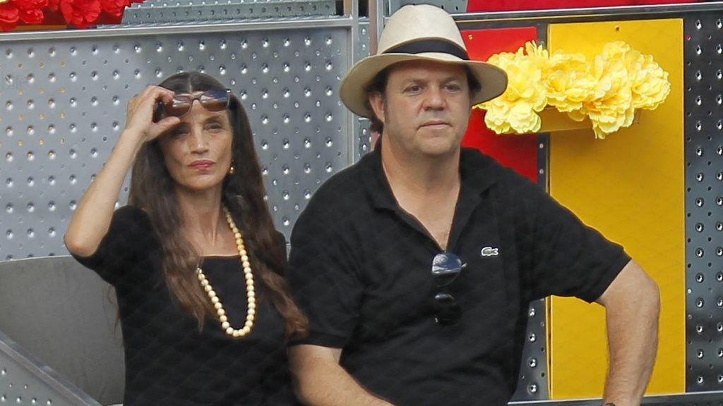 Ángela Molina y su marido, Leo Blackstad (2012)
