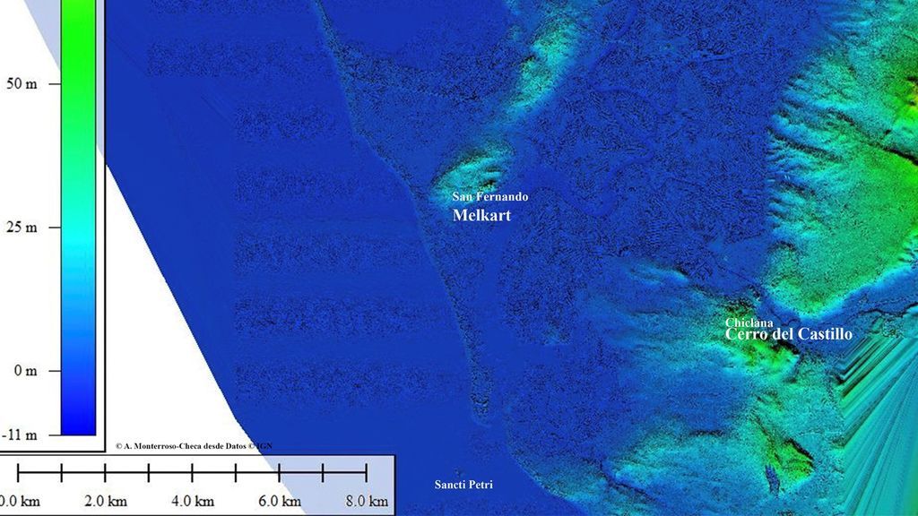 En busca del santuario donde reposa Hércules: un nuevo estudio sitúa el Templo de Melqart en San Fernando
