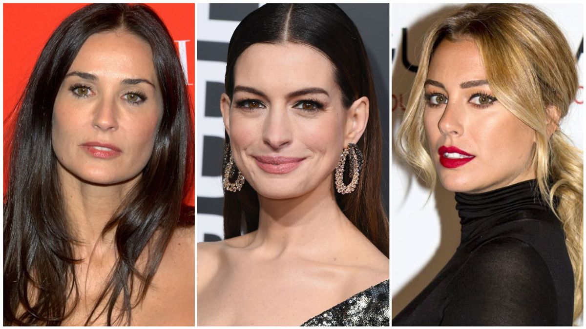 Demi Moore, Anne Hathaway y otras celebrities que cambiaron su color de pelo y la liaron: así fue su antes y su después.