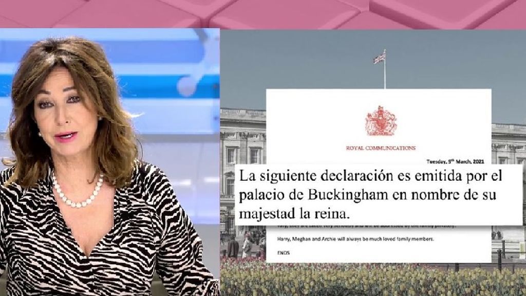 Ana Rosa, sobre el comunicado de la Reina Isabel: "Me quito el sombrero"