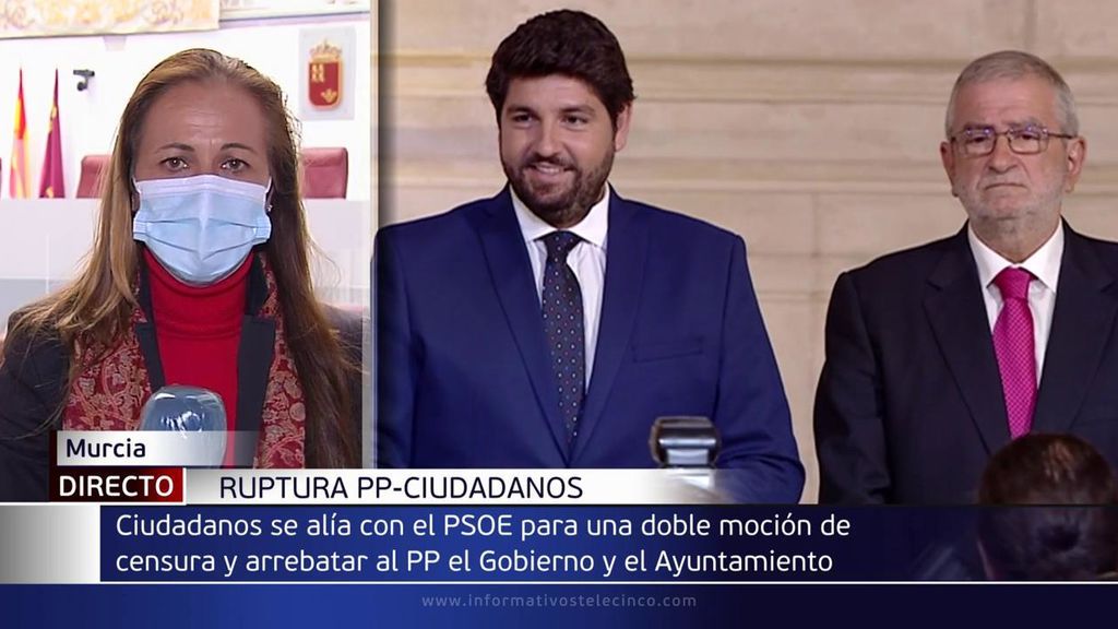 La moción de censura de Murcia desata el terremoto político en Madrid