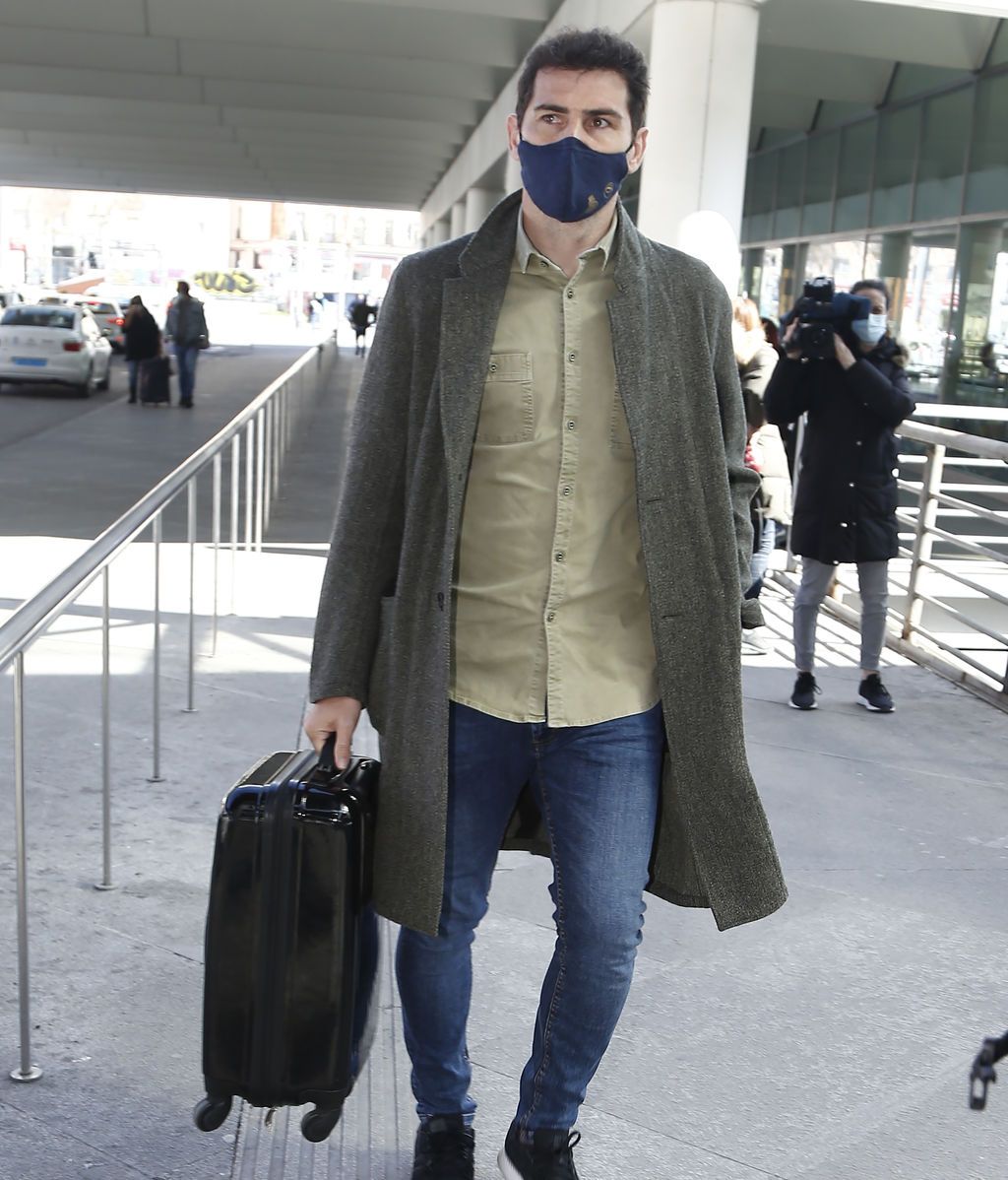 Íker Casillas regresa a Madrid en medio de los rumores de separación de Sara Carbonero