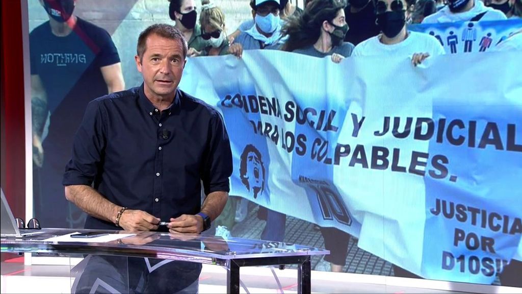 Manu Carreño, en un momento del programa.