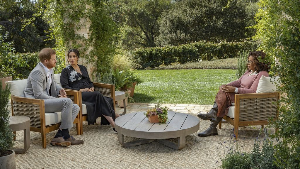 Harry, Meghan y Oprah