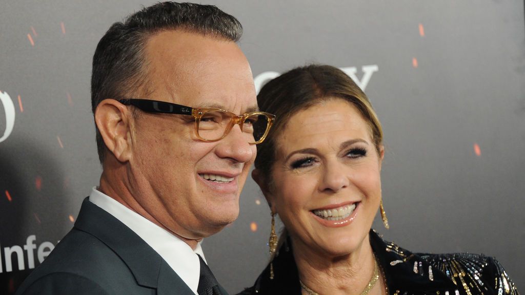 Tom Hanks y su mujer
