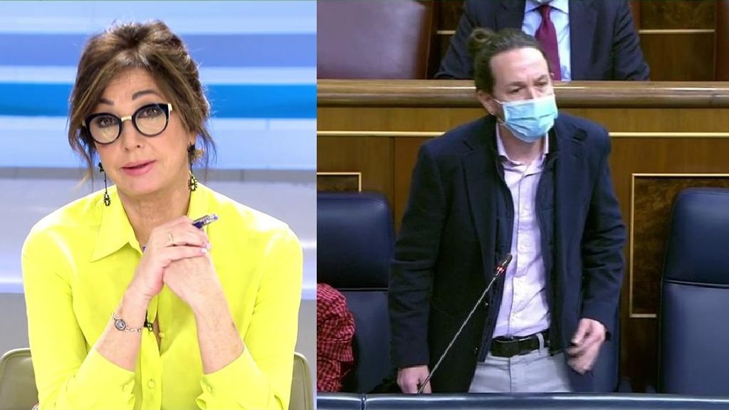 Ana Rosa, sobre la postura de Podemos: "No le debe hacer mucha gracia estos besitos de Arrimadas y Sánchez"