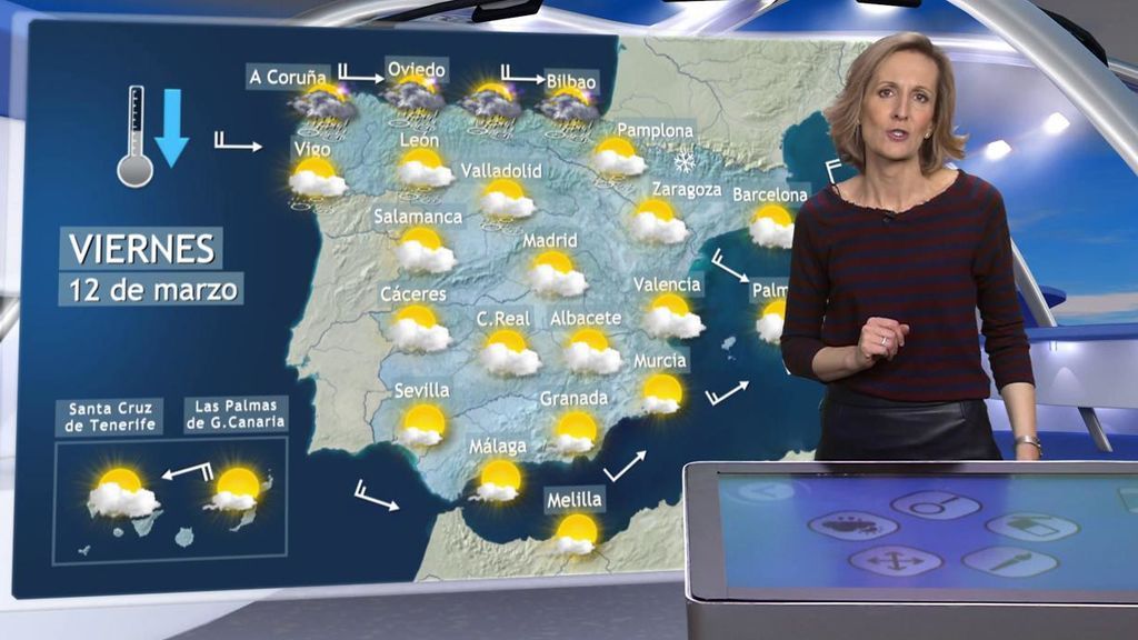 El viento atlántico refrescará el ambiente en casi toda España el viernes