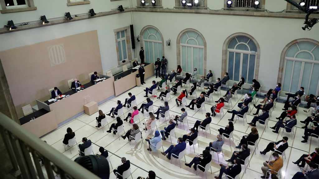 Rifirrafe entre Maragall (ERC) y Carrizosa (Cs) en el primer pleno del Parlament de Catalunya