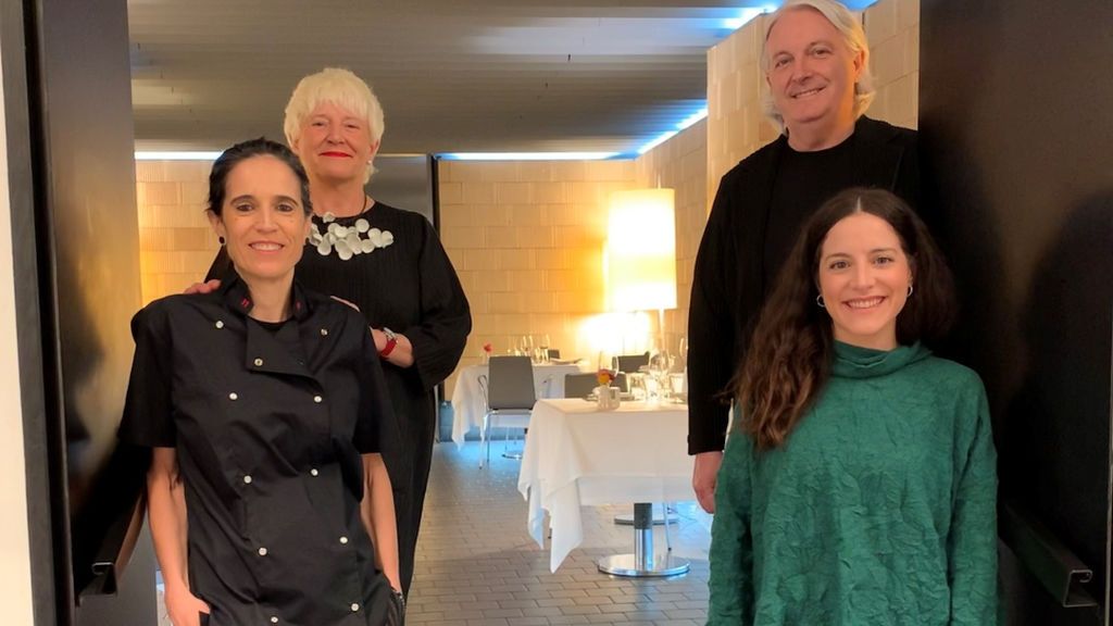 Anabel Arriezu, Juan Miguel Sola, Raquel Sánchez e Idoia Sola
