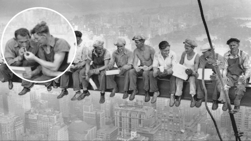 Descubren que uno de los once obreros de una de las fotos más icónicas de Nueva York era vasco