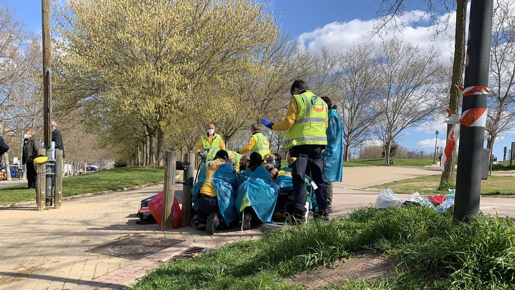 En estado grave una mujer de 79 tras ser arrollada por un patinador en Madrid