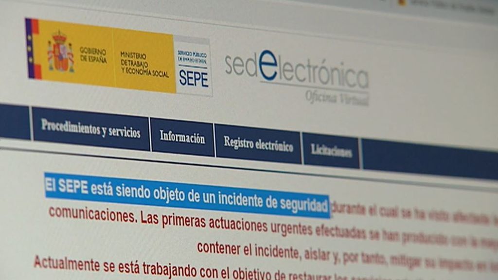 Continúa el ciberataque al SEPE