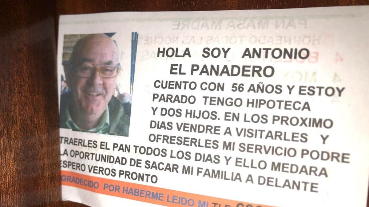 "Hola soy Antonio el panadero", una historia de superación en plena crisis "Hola soy Antonio el panadero", una historia de superación en plena crisis