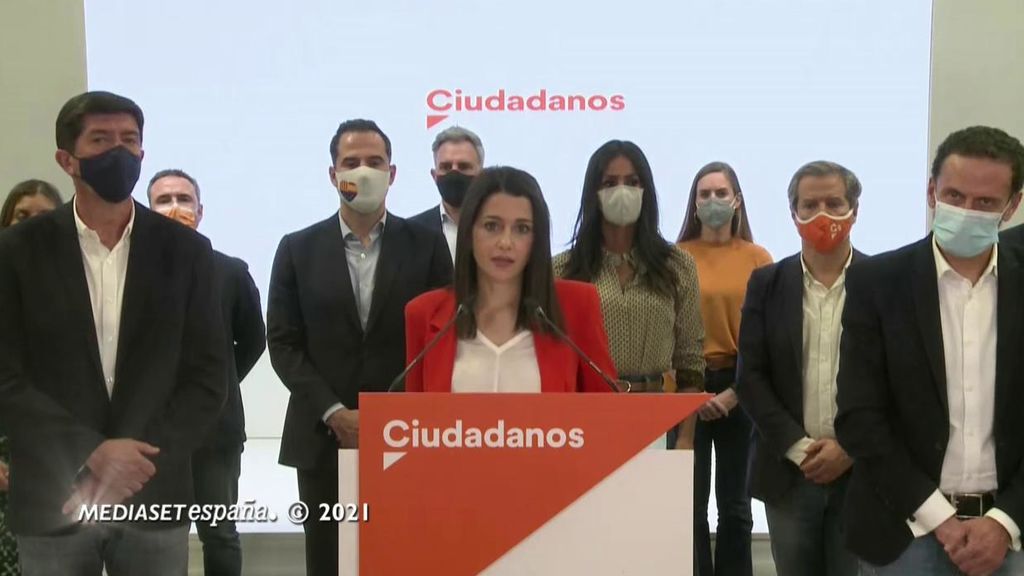 Rueda de prensa de Arrimadas