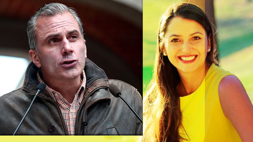 Javier Ortega Smith y su futura esposa, Paulina Sánchez del Río Nájera