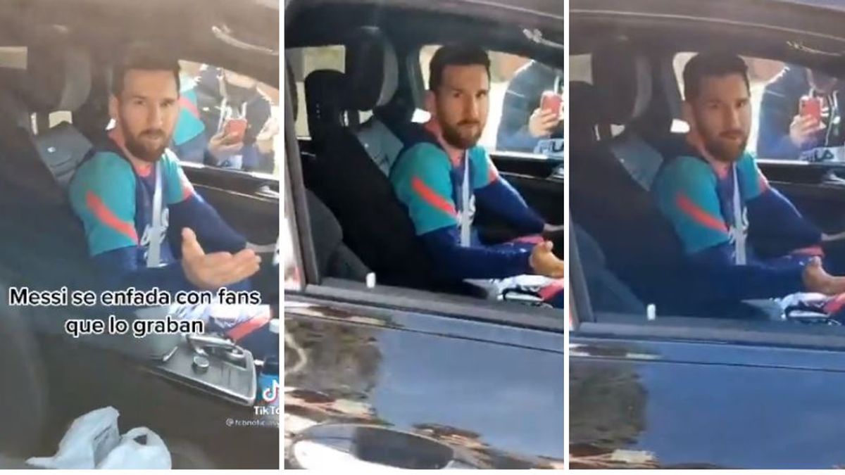 Messi, cansado de los 'tiktokers' que se pegan a su coche: "¿Para qué quieres siempre los mismos vídeos?"