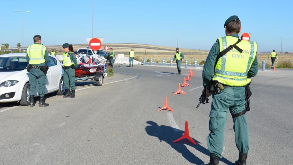 Uno de los controles efectuados para impedir el contrabando de tabaco