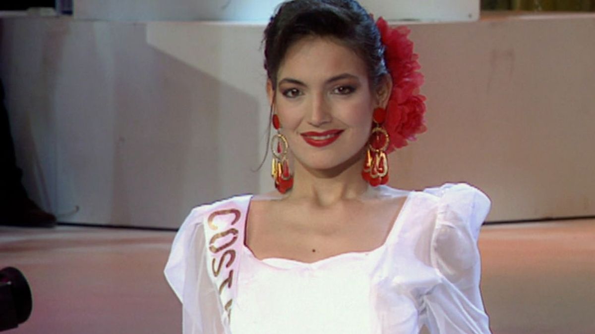 Lely Céspedes en 'Miss España 1991'
