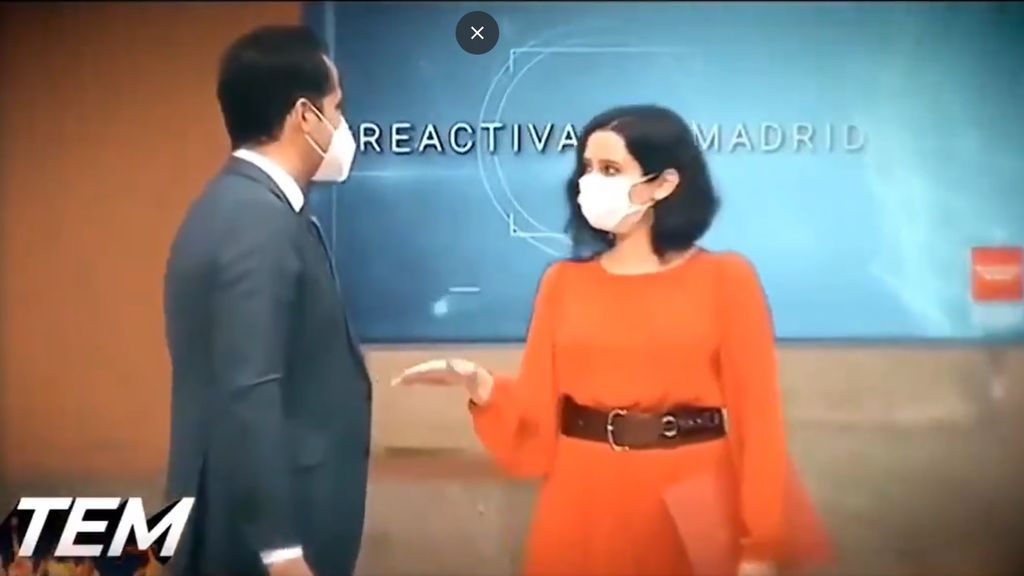 Ayuso y Aguado se convierten en Lucía y Manuel de 'La isla de las tentaciones' en 'Todo es mentira'