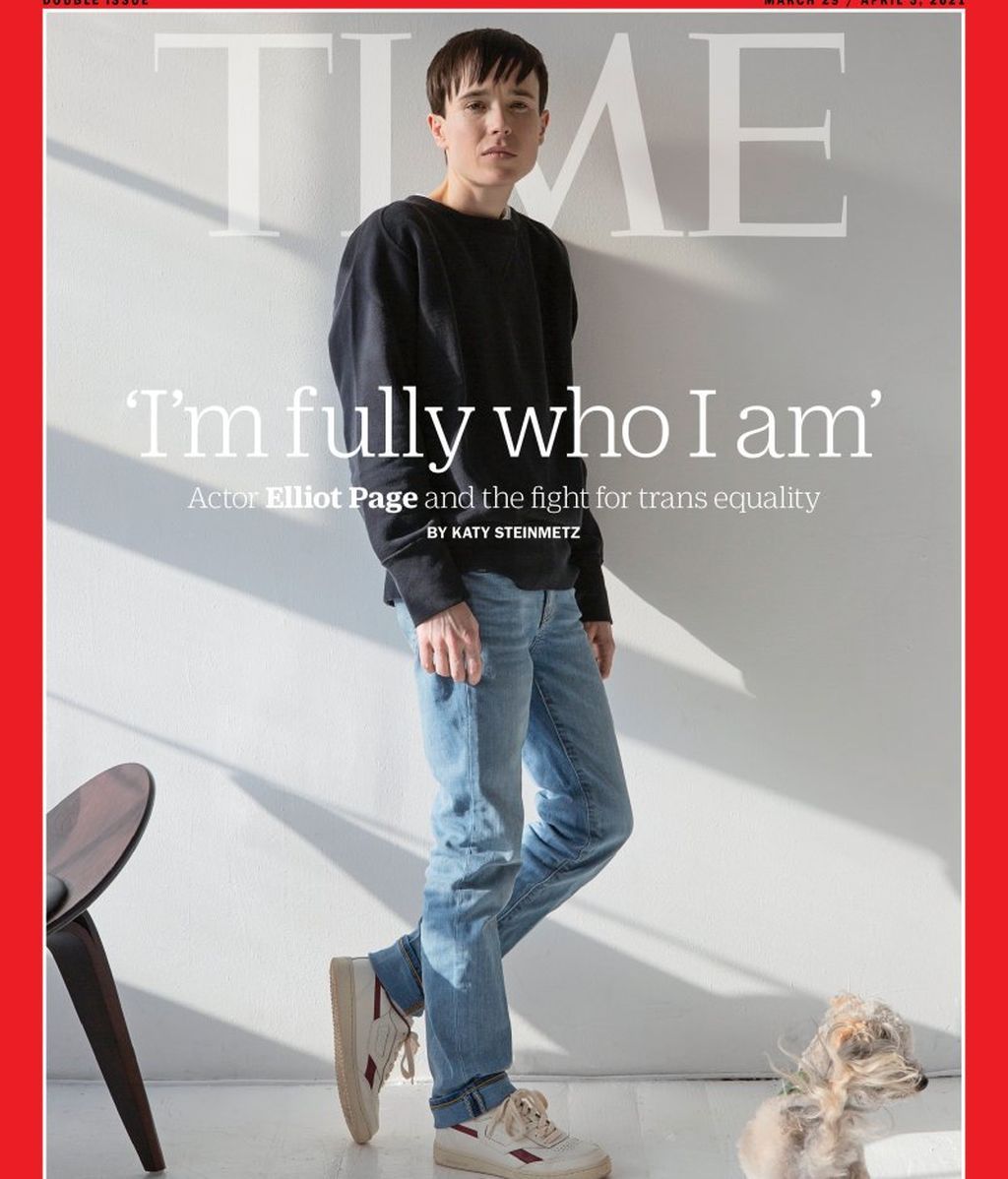 Elliot Page, portada de Time en su primera entrevista como transgénero -  NIUS
