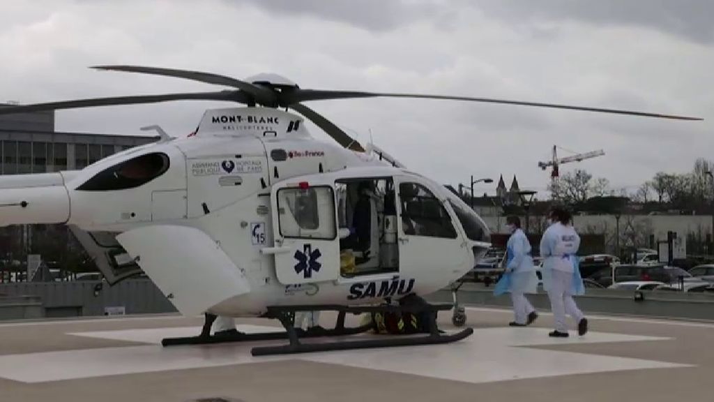 Los hospitales de París, colapsados