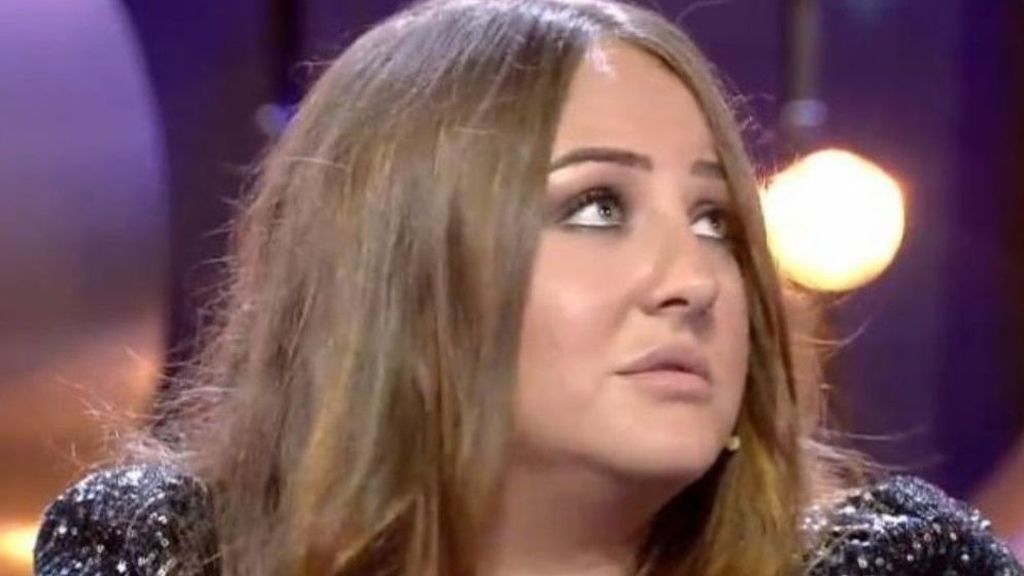 Rocío Flores, en el plató de Supervivientes 2020