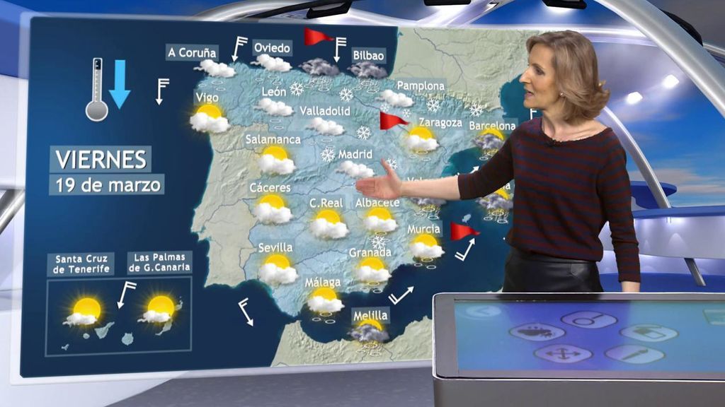 El tiempo que va a hacer el jueves 18 de marzo en España