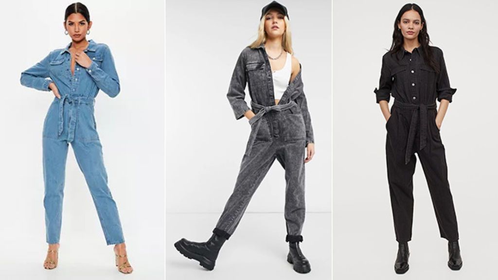 Monos con cinturon de Missguided, Noisy May y H & M