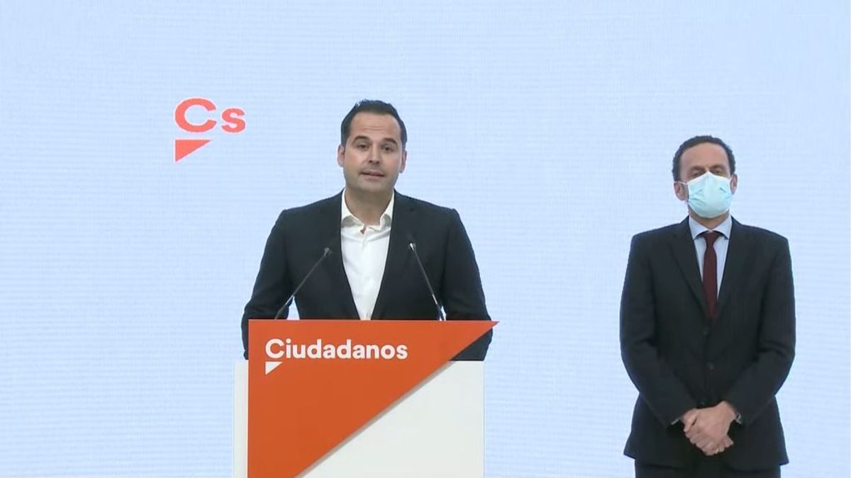 Ignacio Aguado da "un paso a un lado" para que Edmundo Bal sea candidato de Ciudadanos a la presidencia de Madrid