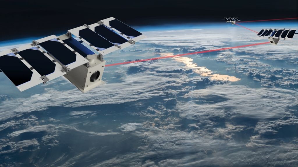 Recreación de uno de los satélites de Fossa Systems