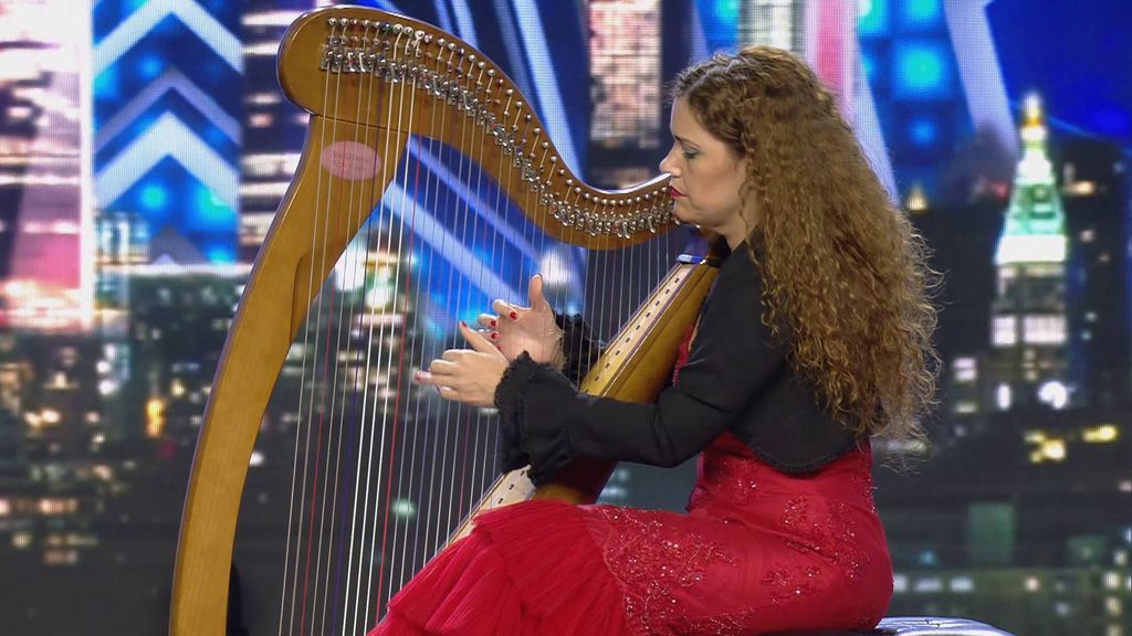 Ana Crismán fascina al jurado con su fusión de arpa y flamenco: “Eres ‘Got talent’ al cuadrado”