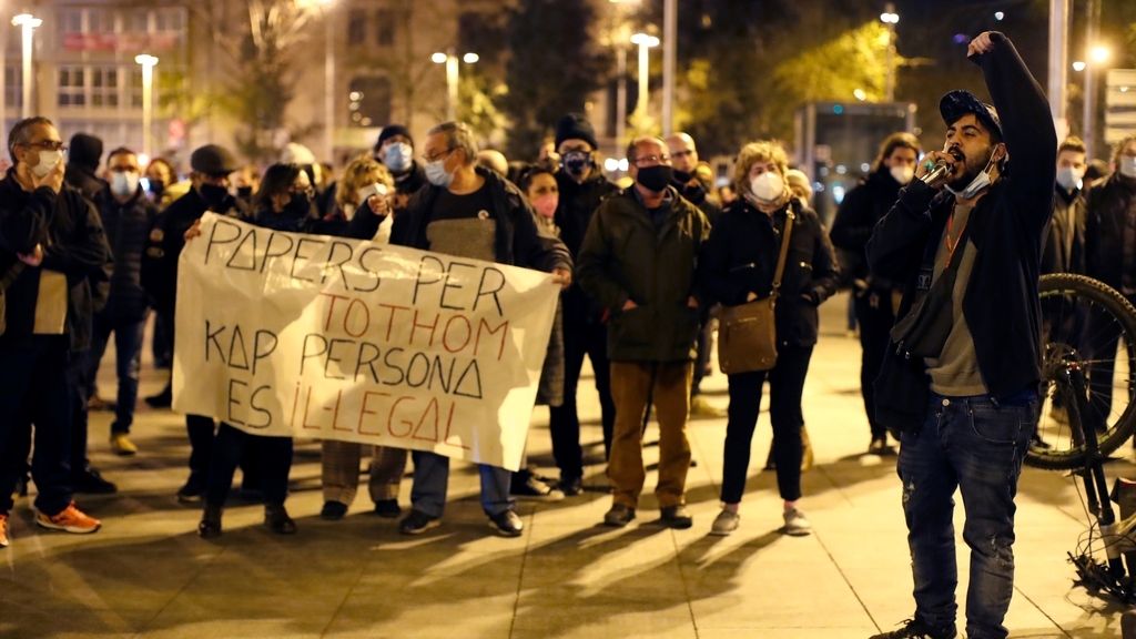 Manifestaciones en varios lugares de España para pedir la libertad de Pablo Hasél