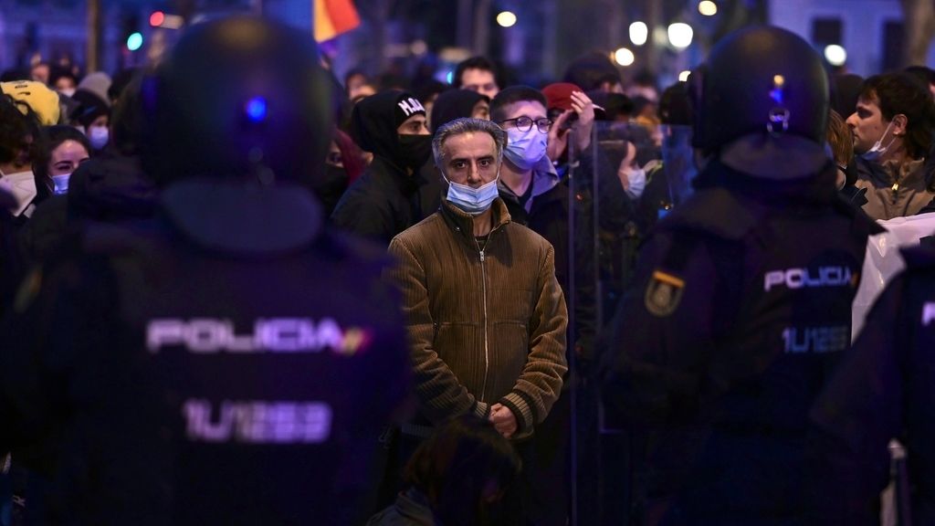 Manifestaciones en varios lugares de España para pedir la libertad de Pablo Hasél