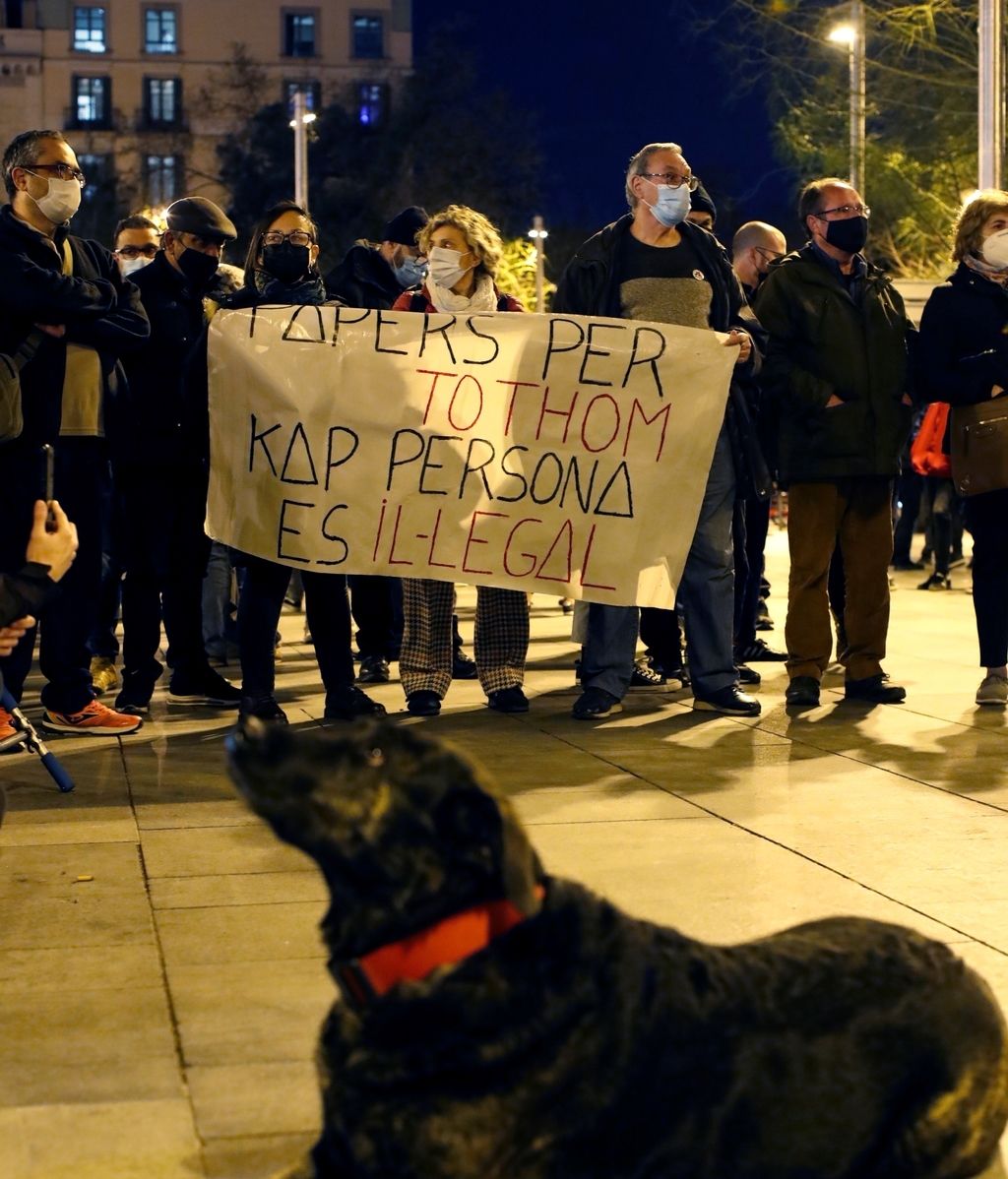 Manifestaciones en varios lugares de España para pedir la libertad de Pablo Hasél