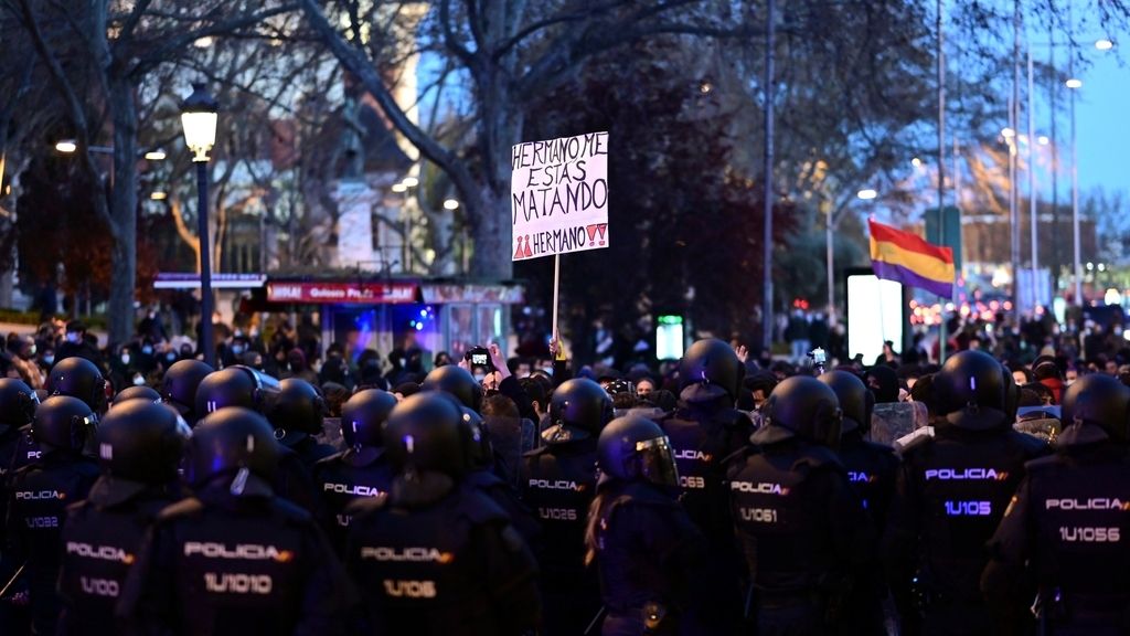 Manifestaciones en varios lugares de España para pedir la libertad de Pablo Hasél