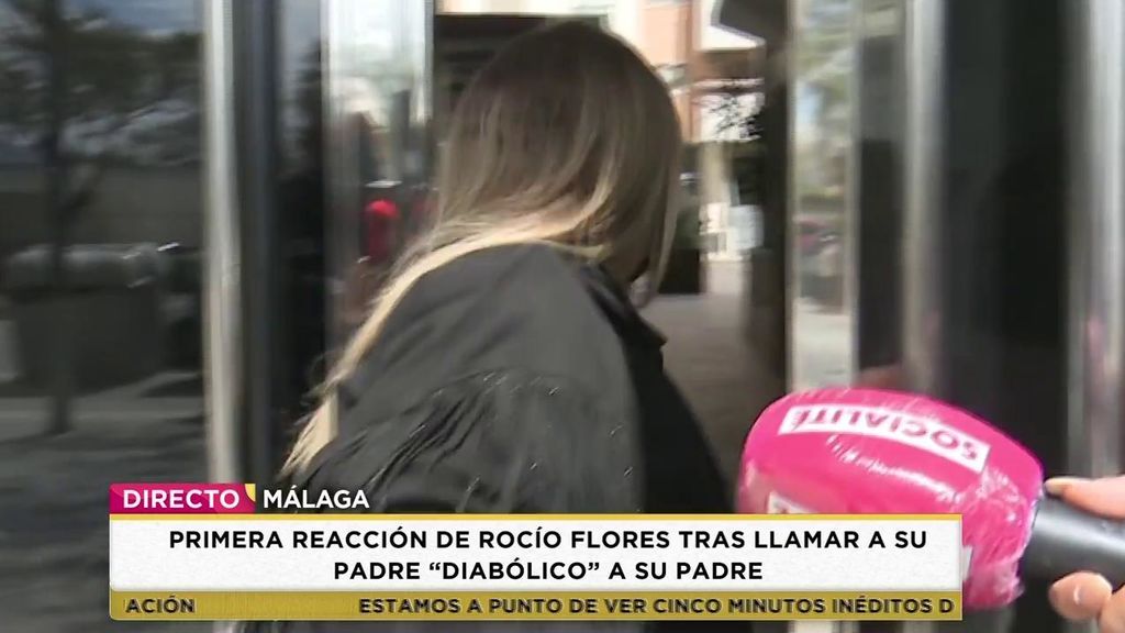 La reacción de Rocío Flores a las palabras de su madre